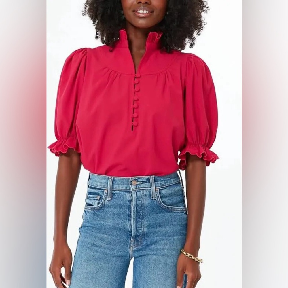 Pomander Place Puff Sleeve Blouse